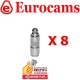 POUSSOIRS HYDR RENAULT K4M / K4J (50006437) LOT DE 8 NET HT EUROCAMS